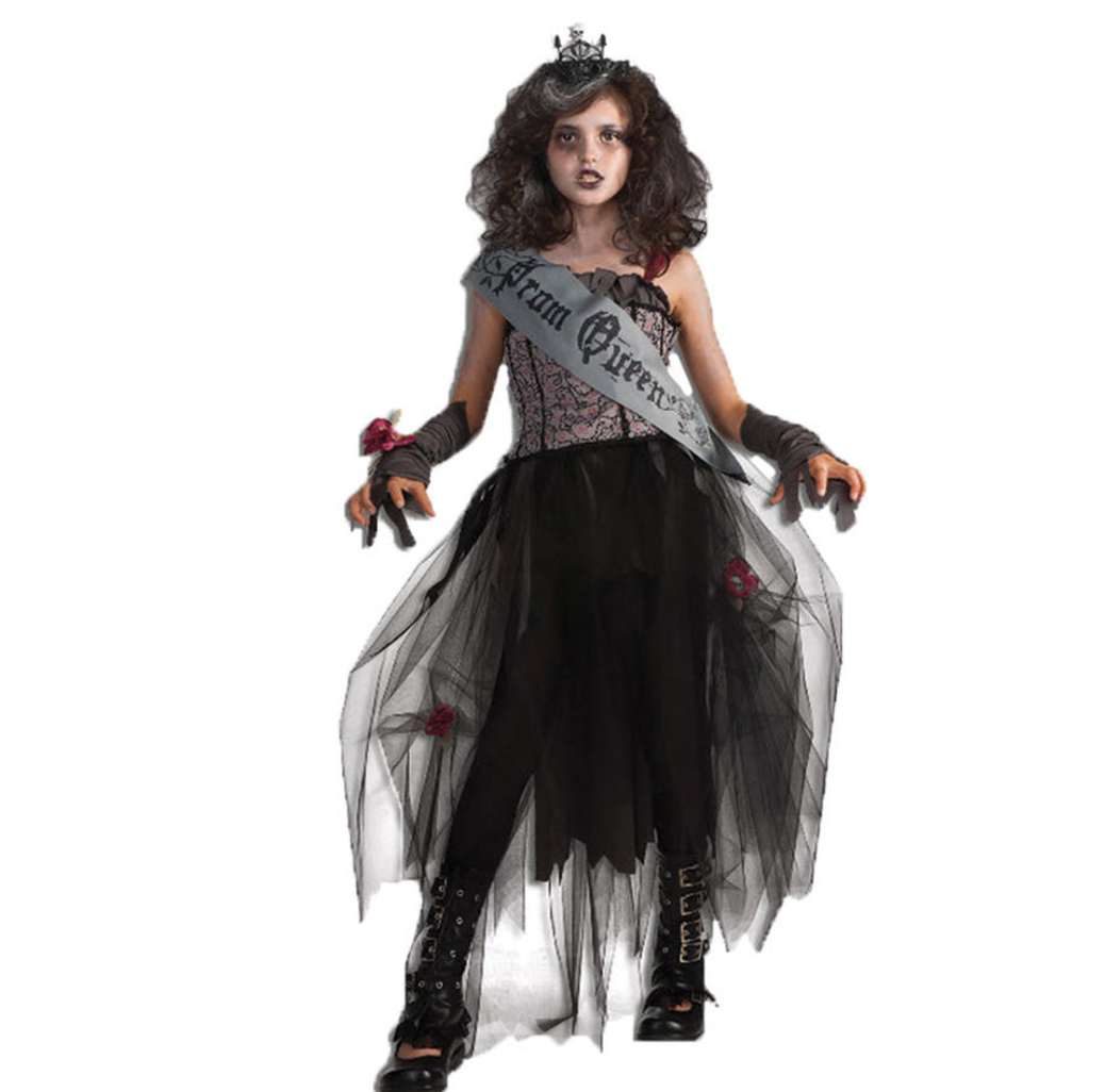 Rubie's Girl's Gothic Prom Queen Costume Large