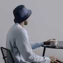 NPJY Bucket Hat for Women Men Cotton Summer Sun Beach Fishing Cap (Black)