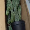 UV-Resistant Artificial Fake Cactus Plants 7ft  Large Faux Cowboy Cactus for Indoor & Outdoor Home, Office, or Garden Decor