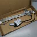 Obaee 748-129 Front Left Driver Side Power Window Regulator with Motor Compatible with Honda Pilot 2003 2004 2005 2006 2007 2008, Replace OE 72250-S9V-A01, 72250-S9V-A02 (6 Pins)