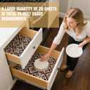 BBTO 20 Sheet Western Scented Drawer Liners for Dressers 15.8" x 22" Aztec Fragrant Cabinet Drawer Liners Non Adhesive Western Paper Mats for Bedroom Home Closet Shelf