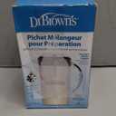 Dr. Brown's Baby Formula Mixing Pitcher with Adjustable Stopper, Locking Lid & No Drip Spout, Black, BPA Free, 36oz, 1 Pack