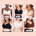 SHAPERMINT Sweetheart Bras for Women Wireless Push Up Bra with Support, Full Coverage Seamless Bralette (Black, M)