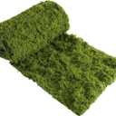 USMOLA Fake Moss Mat, Artificial Moss Table Runner for Wedding Decor Table Centerpieces Fairy Garden Crafts Indoor Green Faux Grass Wall Decor (Green: 12 x 71Inch / 30x180cm)