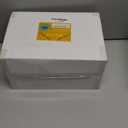 WELLIFE 100PCS White Plastic Dessert Plates and 100PCS Gold Disposable Forks, Premium Hard Dessert Plate 7.5”, Appetizer Plastic Plates for Party and Wedding