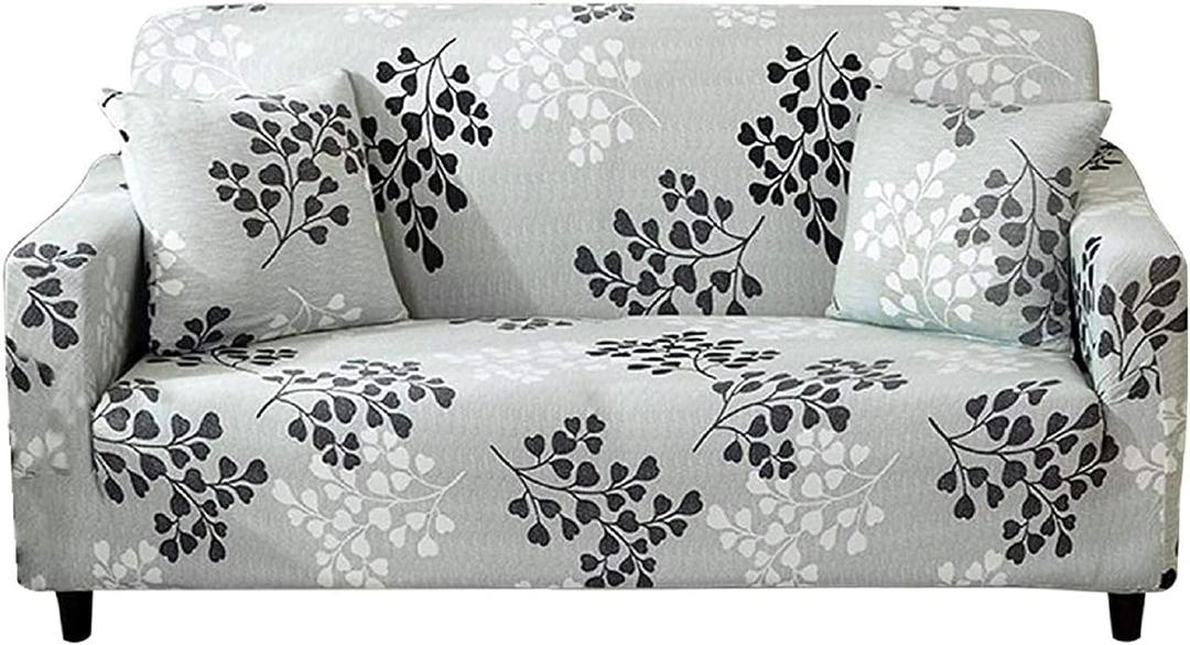 HOOBUY Printed Sofa Cover Stretch Couch Covers Patterned Sofas Seater Slipcovers for 3 Cushion Couch Set YZQ (3 Seater/Large 2 Seater)