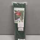 Fabulas Garden Stakes 16 Inch 30 Pack, Diy 4ft 5ft 6ft 7ft 8ft Tomato Stakes Plastic Coated Metal Plant Sticks Stakes Supports with 20 Connectors 15 Rotatable Clips for Indoor Outdoor Plants Vegetable