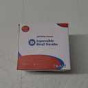100 Pack Disposable Oral Swabs, Sterile Dental Sponge Swabsticks Unflavored for Mouth & Gum Cleaning - Yellow