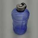 Half Gallon Big Water Bottle, 2.2L/73 OZ Large Leak Proof Sports Jug with Handle,Huge BPA Free PETG Plastic Wide Mouth Drinking Container Flask for Fitness Gym Biking Outdoor (blue)