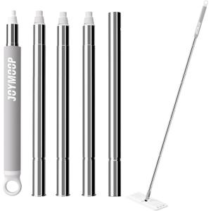 JOYMOOP Replacing Mop Handle,Replacing Flat Mop,Stainless Steel Mop Handle Rods