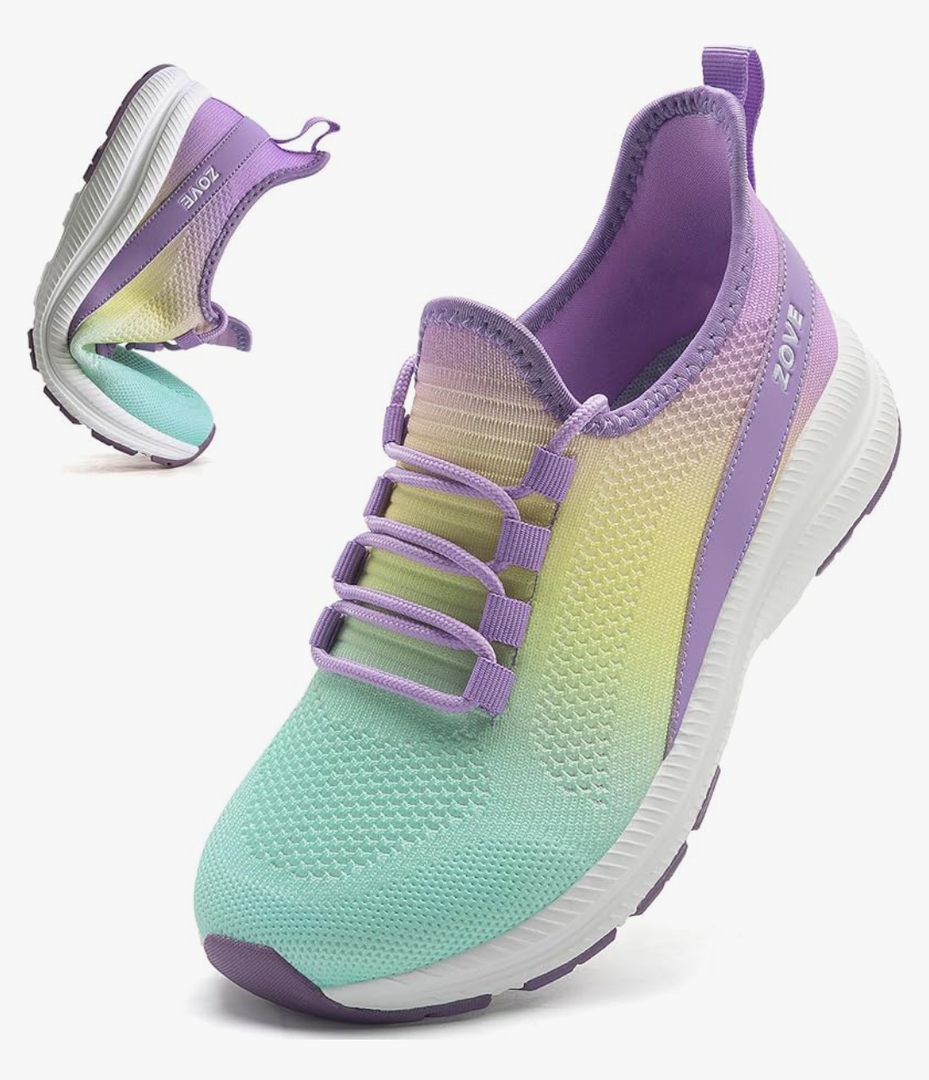 ZOVE Wide Toe Box Shoes Women Extra Wide Width Sneakers Ultra Light Road Running Shoes Non-Slip Tennis Sneakers Breathable Walking Athletic ,41