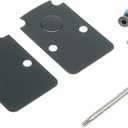 DPP Titanium Mounting Kit/Anti Flicker Sealing Plate Kit Compatible with Trijicon RMR/SRO Glock MOS and Springfield OSP Models (Black Gen2)