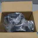 BOODVON Gate Wheel Gate Caster Kit with 1-5/8" Thru 2" Frames, 6 Inch Heavy Duty Gate Support Helper Wheel for Chain Link Fence Swing, Black, 1 Pack