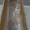 Clear Acrylic Single Pocket, Plastic Hanging Wall Mount File Holder for Office Home (Clear, 3 Pack)