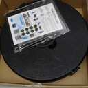 XXL 19.7"H Adjustable Foldable Portable Camping Toilet, Luggable Loo with Lid, Strap,Toilet Bag for Camping, Hiking, Travel and Car (Black)