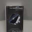 Teeran 2 in 1 Wireless CarPlay and Android Auto Adapter, Easy Setup Plug and Play, Fast Seamless Use Supports 1000+ Cars with Built-in Wired Car Play/Android Auto Compact Sleek Design Car Adapter (Silver)