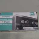 Mom's Choice Gold Awards Winner - Stove Knob Covers for Child Safety (5 + 1 Pack) Double-Key Design and Upgraded Universal Size Gas Knob Covers Clear View Childproof Oven Knob Covers for Kids and Pets