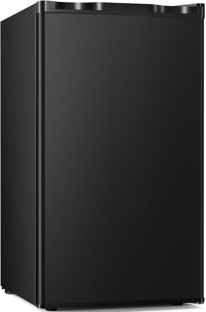 Antarctic Star Mini Compact Refrigerator with Freezer, 3.2 Cu.Ft. Single Door with Adjustable Thermostat,Removable Glass Shelves for Apartment/Dorm/Office,BLACK Antarctic Star Mini Compact Refrigerator with Freezer, 3.2 Cu.Ft. Single Door with Adjustable Thermostat,Removable Glass Shelves for Apartment/Dorm/Office,BLACK