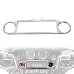 Chrome Stereo Accent Trim Loop Compatible with Harley Davidson Street Electra Glide Ultra Classic Touring 1986-2013
