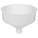 Cabilock Large Kitchen Funnel Wide Mouth Plastic Funnel for Beer Oil Beverage Filling Spill-Free Pouring Tool 10.43 Inch Food Grade Material