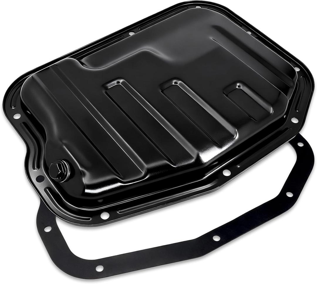Lower Engine Oil Pan Sump with Drain Plug & Gasket, Compatible with 2002-2006 Nissan Altima, 2002-2006 Nissan Sentra, L4 2.5L, Replace# 11110-9Y600