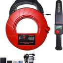 Pipe Locators, Water Pipe Blockage Detector for PVC/Plastic/Metal Underground Pipeline Blocking Clogging Finder Sewer Wall Scanner Plumbing Tools 30M (30)