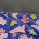 Glow in The Dark Blanket Axolotl Gifts Toys for Girls Cute Axolotl Blanket for Birthday Gifts