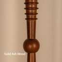 Aisilan Wooden Farmhouse Floor Lamp, Traditional Tall Natural Real Wood Standing Lamp, Rustic Retro Vintage Mid Century Modern Floor Lamp for Living Room Bedroom Reading Corner Sofa Decor, 
17.72"D x 17.72"W x 58.27"H