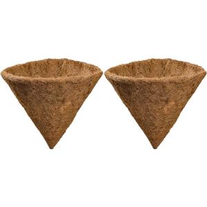 Pre-Formed Replacement Cone Shaped Coco Liner,Set of 2 (14-Inch)