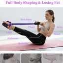Pedal Resistance Bands with Handles, Multifunction Tension Rope for Arm, Leg, Waist and Shoulder Training