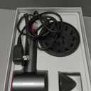 SHRATE Professional High Speed Ionic Hair Dryer | Ultra-Fast Drying | 500 Million Negative Ions | Low Noise | 160000 RPM | Compact Blow Dryer with Magnetic Diffuser for Faster Drying All Hair Types (Grey)