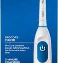 Oral-B Pro 100 Precision Clean, Battery Powered Electric Toothbrush, Blue and White