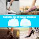 2 x 4pcs Silicone Toe Separators, Toe Spacers for Women Soft High Elasticity Toe Dividers Spreaders with Breathable Holes Foot Support Correct Comfort Corrector Tool for Overlapping Toes