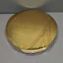 Cedilis 100PCS Disposable Gold Paper Charger Plate, 13" Round Gold Placemats for Elegant Table Decor, Perfect for Weddings, Holiday Parties, Receptions