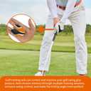 2 x Golf Training Grip Aid - Golf Swing Trainer Tool Posture, Non-Slip Swing Aid for Accuracy & Control, GolfClub Swing Grip Pad for Outdoor/Indoor Golf Grip Practice (with Storage Bag)