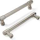 khtumeware 10 Pack Brushed Satin Nickel Cabinet Pulls 6 Inch(152mm) Hole Centers Kitchen Cabinet Handles Cabinet Hardware Kitchen Handles for Cabinets Cupboard Handles Drawer Pulls