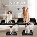 MEEXPAWS Dog Pee Pad Holder Tray Foldable, Puppy Pad Holder Liner Base High Side, Litter Box Indoor for Large Dog 33’’x22’’, Training Leak-Proof, Potty Easy Clean