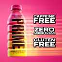 PRIME Hydration STRAWBERRY BANANA, Sports Drinks, Electrolyte Enhanced for Replenishing Fluids, 250mg BCAAs, B Vitamins, Antioxidants, Low Sugar, 16.9 Fl Oz, 12 Pack (EXP 03/07/26)