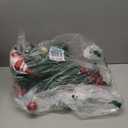 Mini Small Christmas Tree with Lights, 2ft Artificial Small Table Top Christmas Tree with Gnome, Ball Ornaments and Buffalo Plaid Tree Skirt, 24 Pcs DIY Xmas Trees Decor for Toddler, Kids