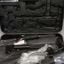 Survival Shovel and Camping Shovel, 30-in-1 Tactical Shovel Axe with High Carbon Steel, Folding Entrenching Tool with Pouch for Emergency, Hiking, Outdoor Gear (black06)