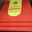 Hushee 3 Pack 6 Gallon Sharps Container with Lid, Large Sharps Disposal Container with Locking Sliding Lid for Home or Laboratory, Side Handles, 5"L x 9"W x 15"H, Providing a total of 18 gallons of storage