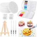 2025 Magic Puffy Paint, 3D Drawing Magic Canvas Sponge Texture Painting Kit, DIY Bubble Drawing Pens Art Supplies