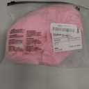 OYOANGLE Women's 2 Piece Off Shoulder Long Sleeve Ruffle Mesh Sheer Nightgowns with Thongs Babydoll Lingerie Set (Medium, Pink)