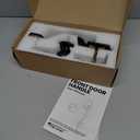 Front Door Handleset Entry Door Handle Set with Cove Knob for Right and Left Handed Sided Doors, Interior and Exterior Entrance Passage Lock Matte Black