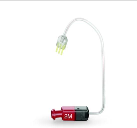 Wire for Phonak Hearing Aid Receiver 4.0 2M Right (Red) - Compatible with Phonak & Unitron Hearing Aids, Medium Power Replacement (1 PCS)