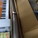 Digital Piano Keyboard 88 key,Semi-Weighted Electric Piano,Full Size Acoustic Piano for Beginners with Pedal, USB-MIDI Compatibility (Brown)