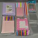 Instant Camera Accessories Bundle Compatible with Fujifilm Instax Mini 12 11 Camera Include Mini Photo Album,Film Frames,Wall Hang Frames,Border Stickers,Corner Stickers (Lilac Purple)