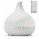 500ML Essential Oil Diffuser: Aroma Diffuser with Remote Control for Hotel Spa Yoga Room - Humidifiers for Bedroom with 14 Colors LED Night Light for Kids/Women Home Relaxation (White)