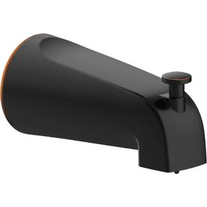Design House 522938 Slip-On Tub Diverter Spout, 5 Inch, Oil Rubbed Bronze
