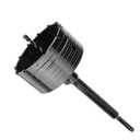102mm / 4 inch Concrete Hole Saw with 220mm SDS Plus Connecting Rod, Brick Hole Saw for Concrete Cement Brick Wall Stone,Black (102mm (4 inch))